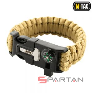 M-Tac браслет выживания Tan